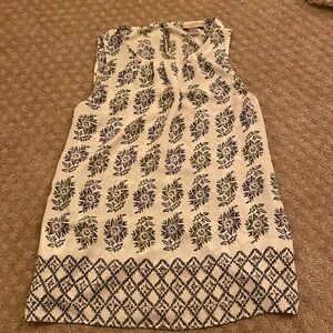 Ann Taylor Loft Floral Sleeveless Blouse (M)